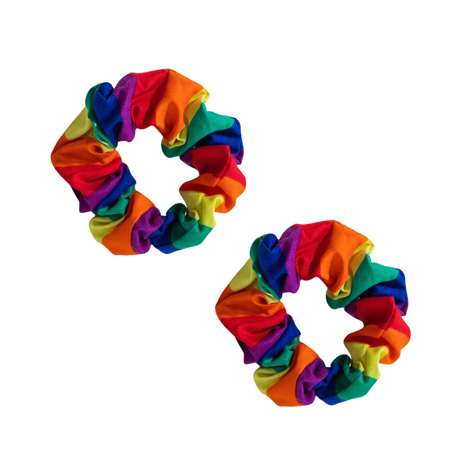 

Радужные кольца для волос Регулируемая повязка на голову Долговечность Петля для волос Универсальная повязка для различных случаев D