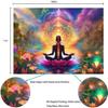 Seven Chakra Meditation Zen Wall Tapestries for BedroomGalaxy Space Lotus Spiritual Wall Hanging Art Decor for Living Room Dorm