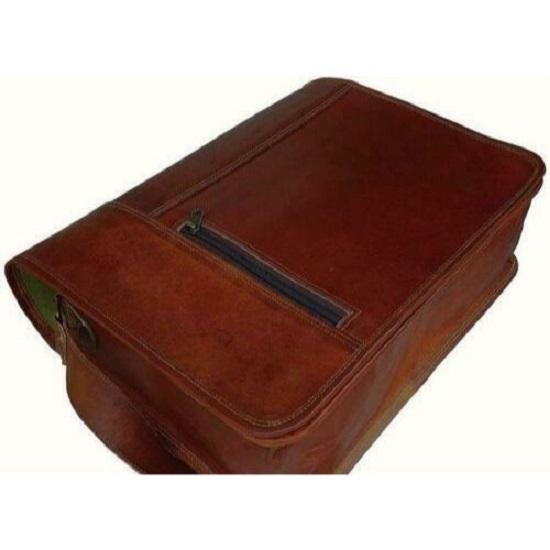 Pánská ručně vyráběná vintage aktovka, taška přes rameno, brašna na notebook, dámská taška z pravé kůže