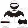 Creative Halloween Cute Pet Clothes Black Bat Wings Harness Costume Halloween Cosplay Cat Dog Halloween Party For Pet Supplies