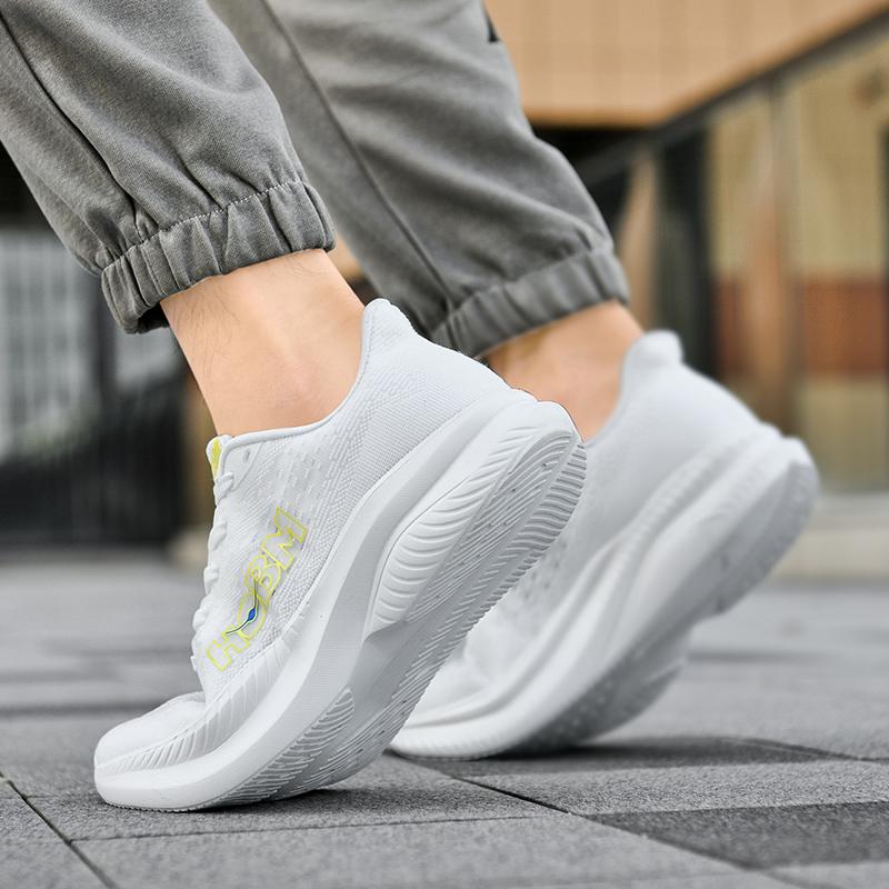 HOBM Men's Running Shoes Ultra Light Tennis Sport Breathable Sneakers Tenis Masculino Black Mesh Walking Casual Jogging Trainers