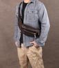 Men's Genuine Leather Mobile Phone Waist & Crossbody Bag