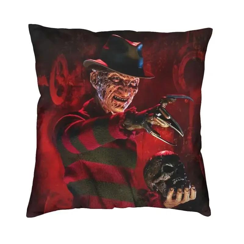 Horror Movie Character Killer Throw Pillow Cover Home Decor 3D Print Halloween Film Cushion Covers For Sofa Bedding Pillowcase