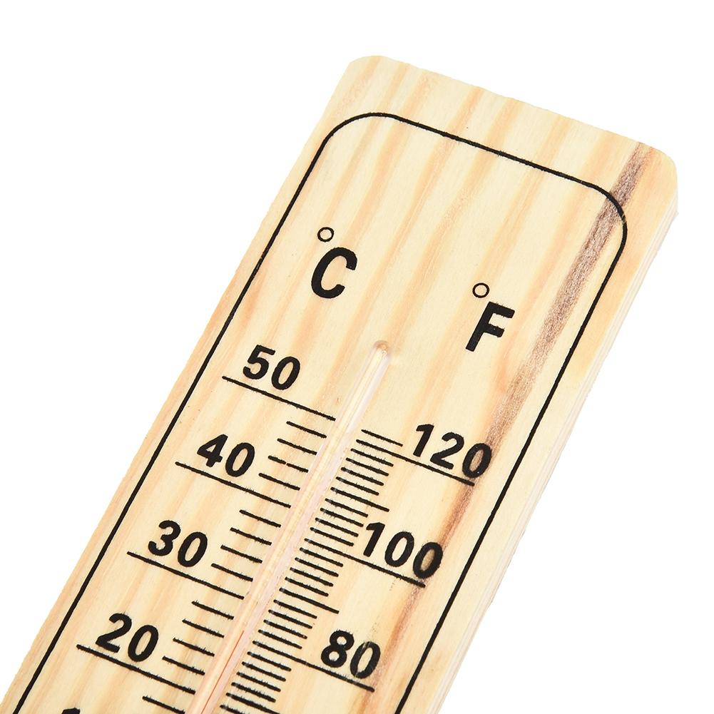 Temperaturmesser Thermometer Thermometer Wandhänger Thermometer Holzfarbe
