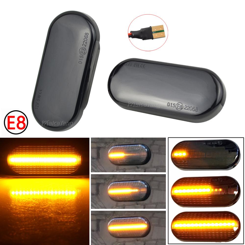

For SEAT Ibiza 6L Cordoba Toledo Leon MK1 MK2 LED Dynamic Side Marker Light Turn Signal Light for Octavia
