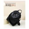 Women Large Capacity Soft PU Backpack with Adjustable Straps for Daily Commute