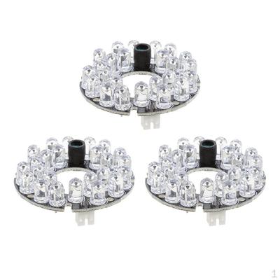 Kamera Sistemi için 3 Paket 24 IR LED 850nm Kart Modülü