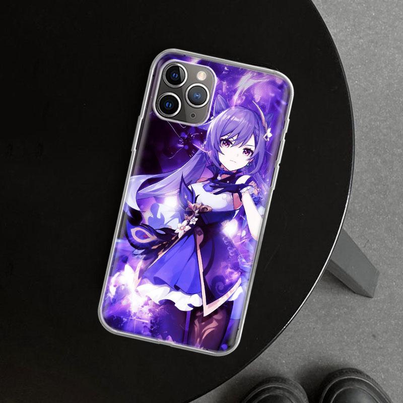

Genshin Impact Keqing Phone Case Cover For iPhone 11 12 13 Mini 14 15 Plus 16 Pro Max 17 Air 7 8 + SE Art Customized Fundas 11 1 iPhone 15 Plus