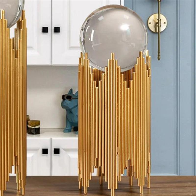 

For House Lighted Glass Wine Crystal Book Center Table Ornament For House Home Decoration Living Room Item Modern Tv Cabinet B