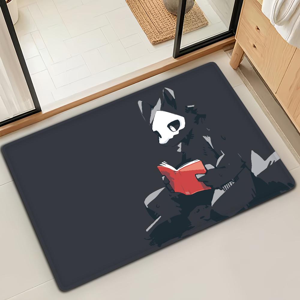 

Game P-Puro C-Changed Cute Door Mat Bath Microfiber Decorative Versatile Flannel Floor Mat Quick Dry Absorbent Non-slip Sole 40cm x 60cm