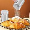 Silver Stainless Steel Dusters Sugar Shaker Duster Powdered Sugar Shaker With Handle Sugar Sieve Filters Pastry Cake Baking Tool