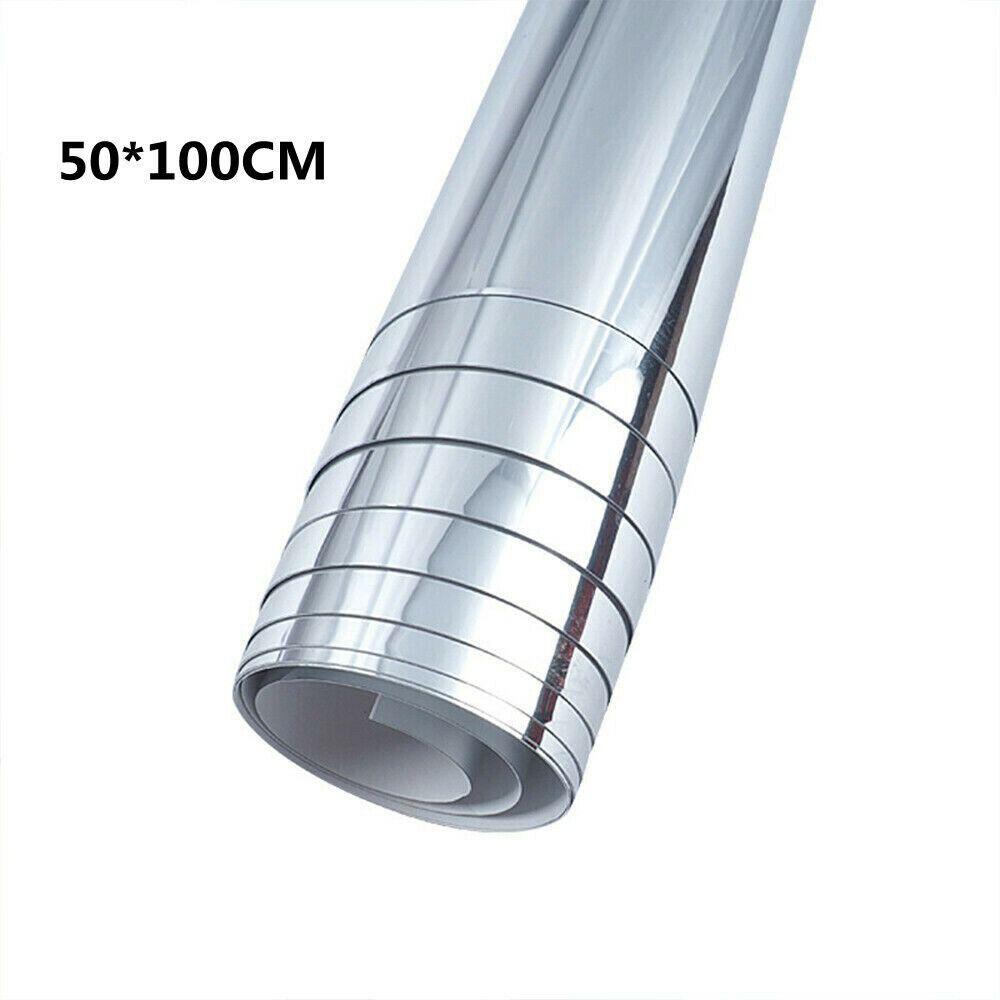 

Дзеркальні наклейки на стіну Самоклеючі дзеркальні наклейки на стіну Великі рулонні наклейки Дзеркальні наклейки на стіну з однієї частини