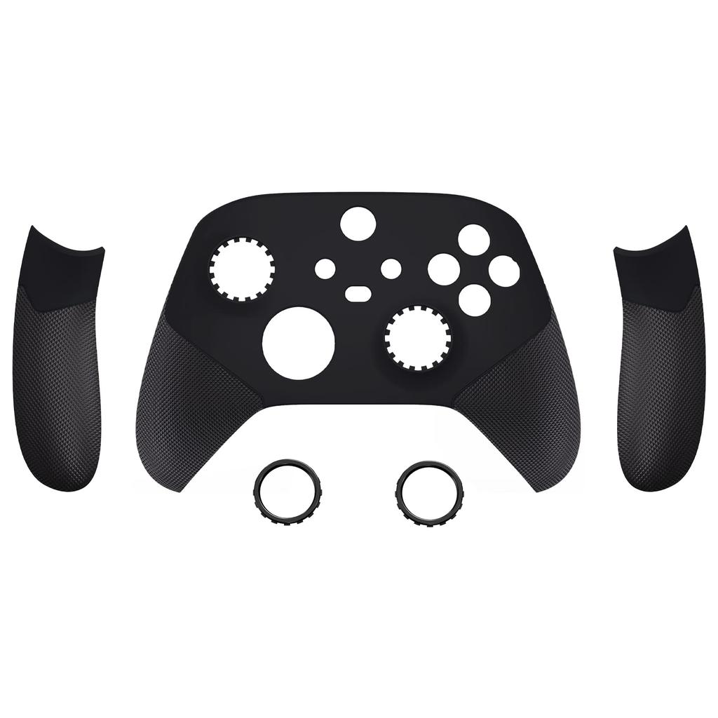 eXtremeRate Redesigned Grip Handle Faceplate for Xbox Core ASR Version Performance Rubberized Side Rail Grip Shell for Xbox Series X S Controllers