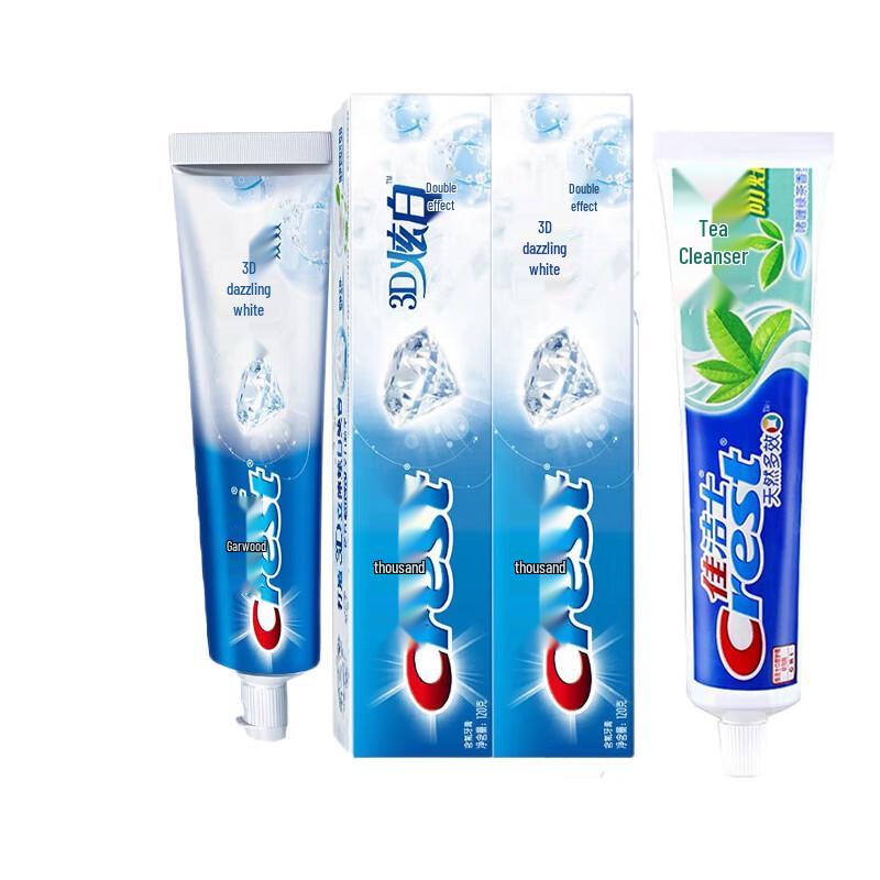 

Crest 3D White Dual Action Toothpaste Bundle