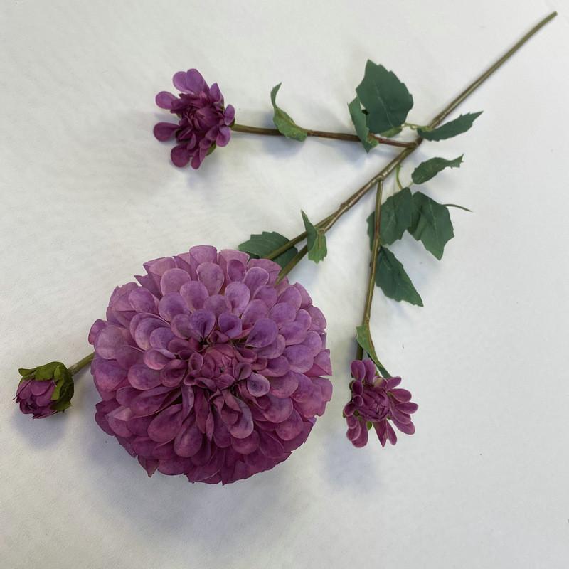 Fushou Dahlia Artificial Flower For Home Decor And Photography Props