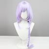 Genshin Impact Qiqi Zombie Cosplay Wig Long Purple Hair Halloween Party Prop