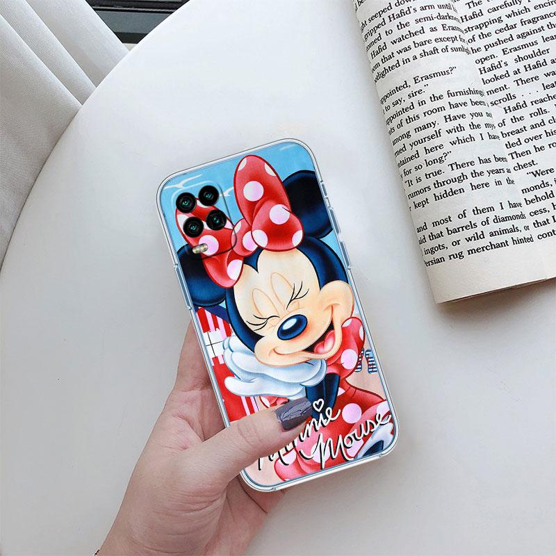 Mickey Minnie Mouse Transparent Phone Case for Motorola Moto G10 G20 G30 G31 G32 G34 G35 G41 G42 G50 G51 G52 G55 G60 G60S