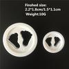 2pcs/Set Baby Feet Sugar Cakes Printing Molds Biscuits Mold Baking Mold Tools Fondant Cake Cutter
