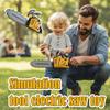 Kids Chainsaw Toy Safe Pretend Play Tool With Realistic Sound Electric Toy Power Saw For Boys Girls Diy Tool Gift