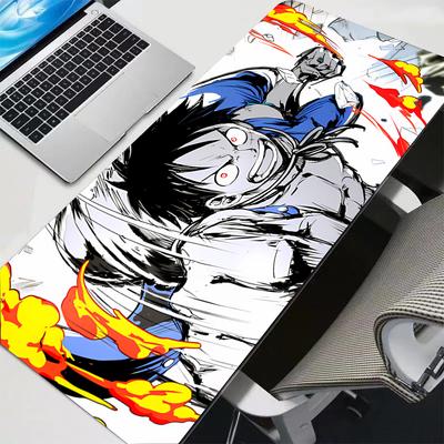 Anime One Piece Monkey D Luffy Extended Mouse Pad Big Desk Mat Waterproof Anti-Slip Keyboard Pad for PC Gamer Desktop Decoration