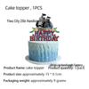 Pirate Ship Birthday Party Tableware Set with Tablecloth, Banner, and Flags.
