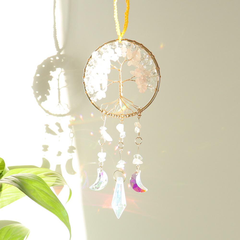 Tree of Life Crystal Sun Catcher Ornament Pendant