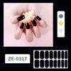 16 Streifen Nagellack-Aufkleber Nagelaufkleber Set für UV-Lampe Designer 3D Nägel Po