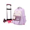 Kids' Waterproof Stair-Climbing Rolling School Backpack