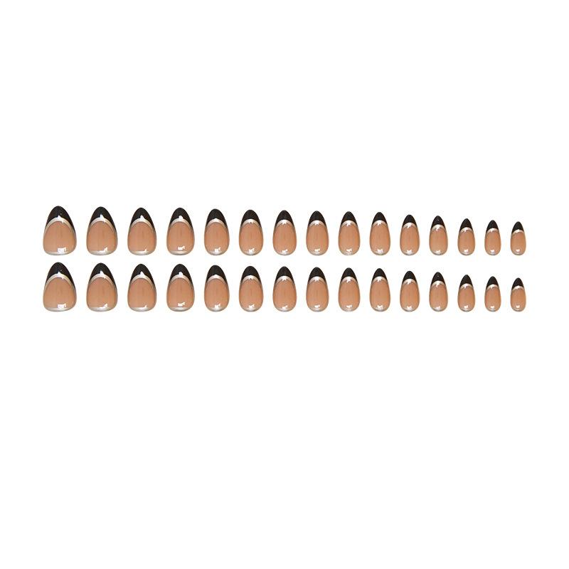 Fake Nails Europe And America Wear Nail Phnom Penh Fake Nails Removable Nail Art Tablets French Nail Patches 30 Pieces