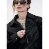 Spring New Arrival Women's Clothing Loose Artificial Leather Poly Urethane Leather Jacket Outwear 3046540 3046376