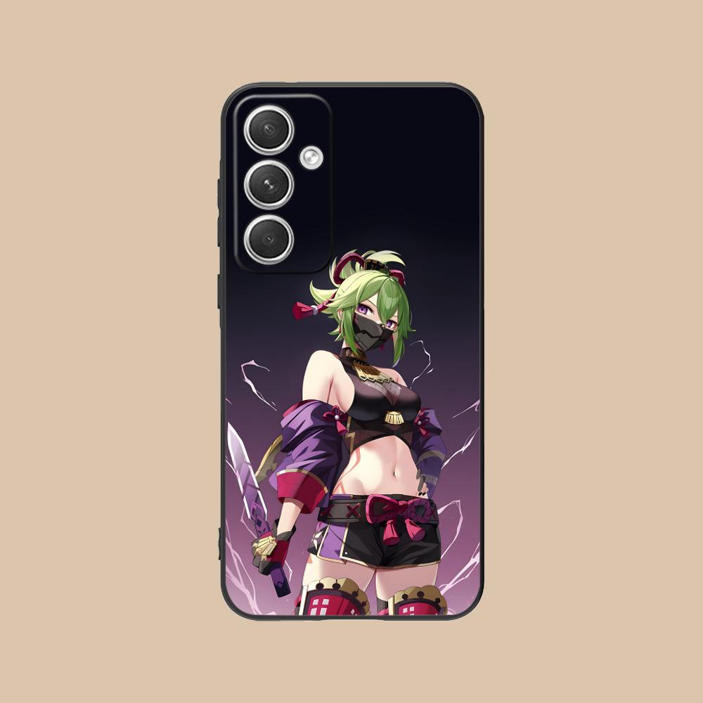 Game GI Kuki Shinobu Mobile Phone Case for Samsung Galaxy S26 S25 S24 S23 S22 S21 S20 Note20 Plus FE Ultra Colorful Cover Luxury