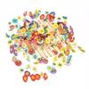 Brandneu 100 Stück/Beutel 4cm Gemischte Seide Sonnenblume Künstliche Blumen Party Scrapbook Zubehör Girlande DIY Blumendekoration