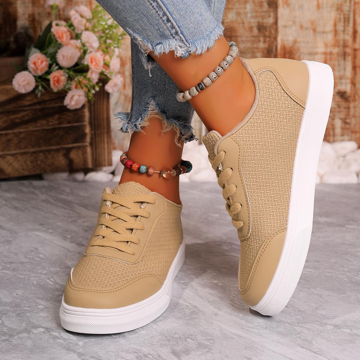 

Маленькие белые туфли женские новые дышащие сетчатые повседневные осенние спортивные туфли универсальные нескользящие спортивные туфли с плоской подошвой 43