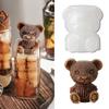 Ice Cube Mold Bear Shape Silicone Ice Tray for Coffee Milk Tea