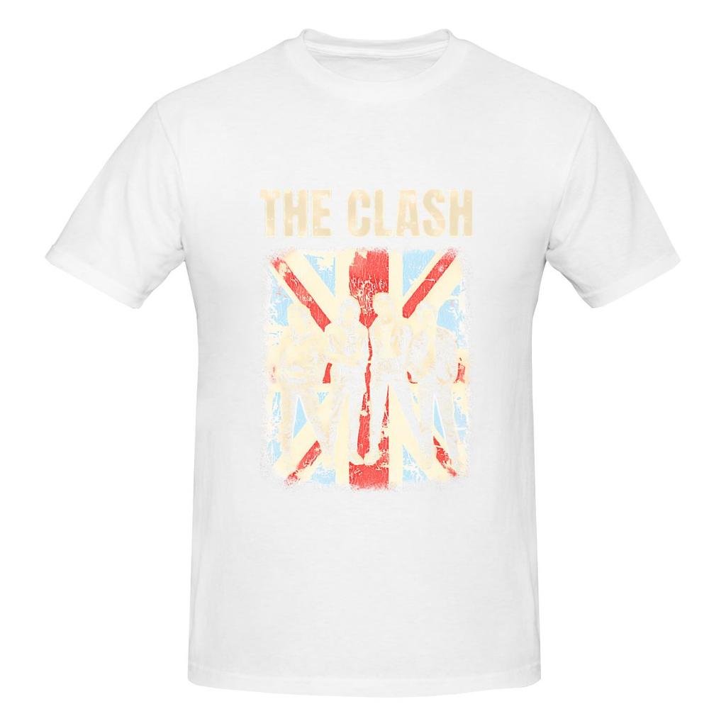 Vintage The Clash Japanese Style Tshirt Artistic And Minimalist Wrinklefree Short Sleeve