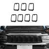 7 Pièces Grilles de Course pour Grand Cherokee 2017+ Cache-Calandre de Voiture Autocollants de Décoration pour Jeep Grand Cherokee 2017-