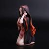 Animefigur Demon Slayer Kamado Nezuko Actionfigur Knäböjande Version Nezuko Kamado PVC-figur Leksak Brinquedos