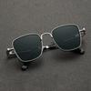 Punk Metallrahmen Sonnenbrille Frauen Männer Mode Fotos Dekoration Zubehör Sonnenbrille