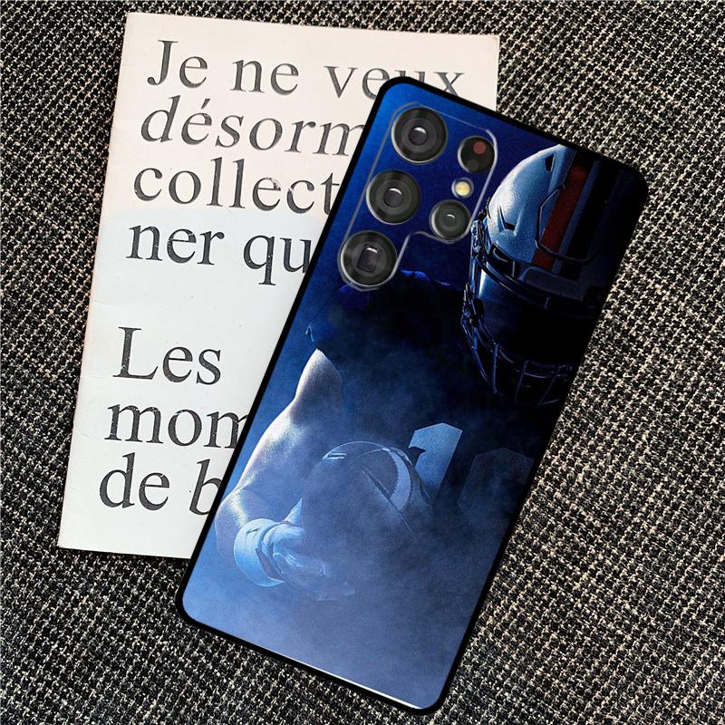 

American Football Case For Samsung Galaxy S25 Ultra S21 S22 S23 S24 Ultra S9 S10 S20 Plus S25 FE Back Cover Galaxy S20 Plus