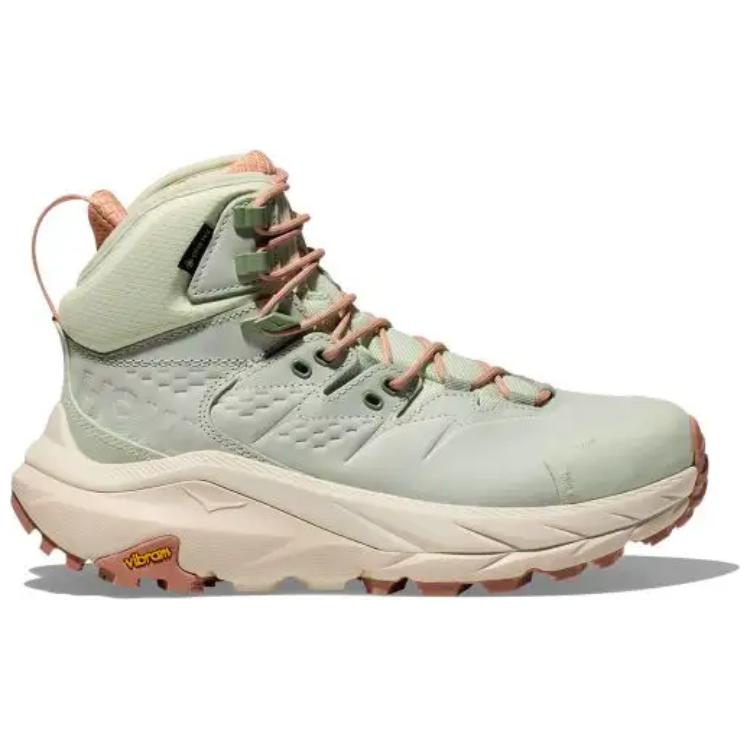 Hoka One One Kaha 2 Comfortable Versatile Durable High-Top Hiking Shoes Unisex Hiking Shoes Mint-Green 1130529-GLCS