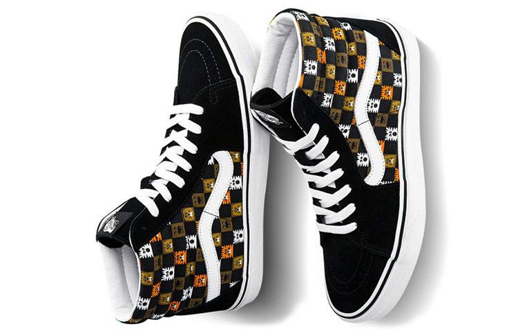 Men's Sneakers Vans SK8 HI Cartoon Black