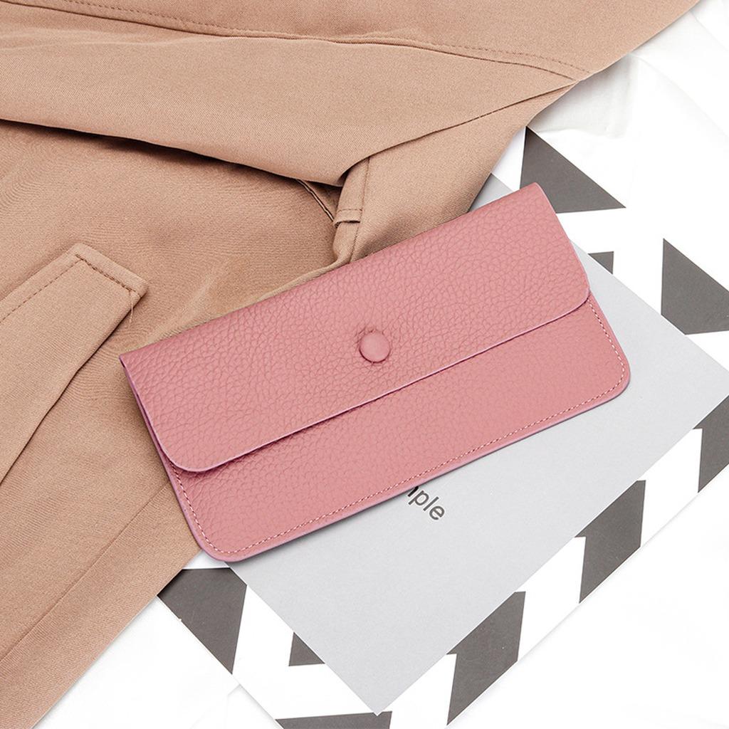 Phone Holder Wallet Safe Women'S Long Wallet Bifold Leather Wallet Organized Genuine Leather Clutch For Work Evening Outings