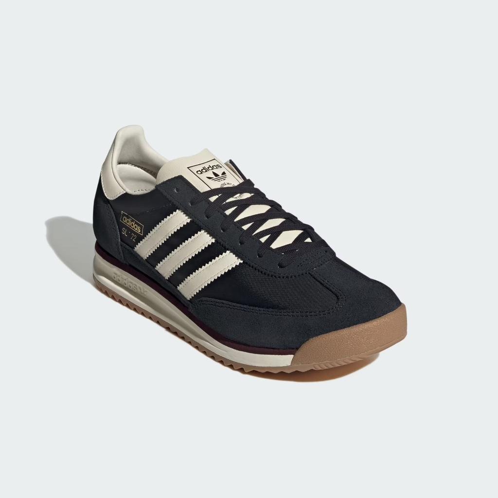 HQ7250 Adidas Originals SL72 RS Core Black Cream White Gold Metallic (Men's)