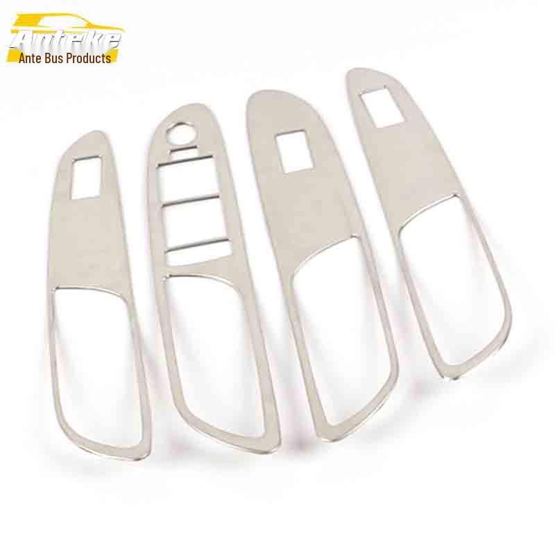 

Envision Glass Lift Decoration Frame: Stainless Steel Window Armrest Switch Button Sequins Sticker