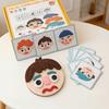 Children's Creative Cartoon Face-Changing Game Toy, Fun Expressions, Parent-Child Interactive Educational Toy