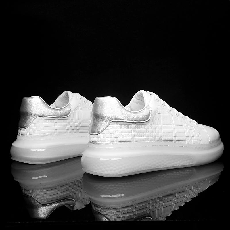 Špičková kvalita Nejnovější design Popcornová podrážka Pánské boty Kožené Ležérní boty Pánská móda Obchodní Prodyšné Pánské tenisky Pohodlné