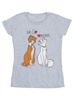 Womens/Ladies The Aristocats We Go Together Cotton T-Shirt