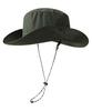 Kashichi Safari UV Chin Perfect for and Outdoor Activities Hat, Compact, Storage, Water-Repellent, Protection, Strap, Travel, Hiking, (Army Green)