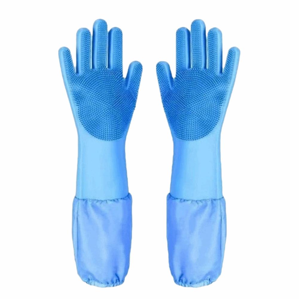 Soft Silicone Pet Grooming Gloves For Dog Cat Bathing Shower Cleaning Hair Removal Massage Glove