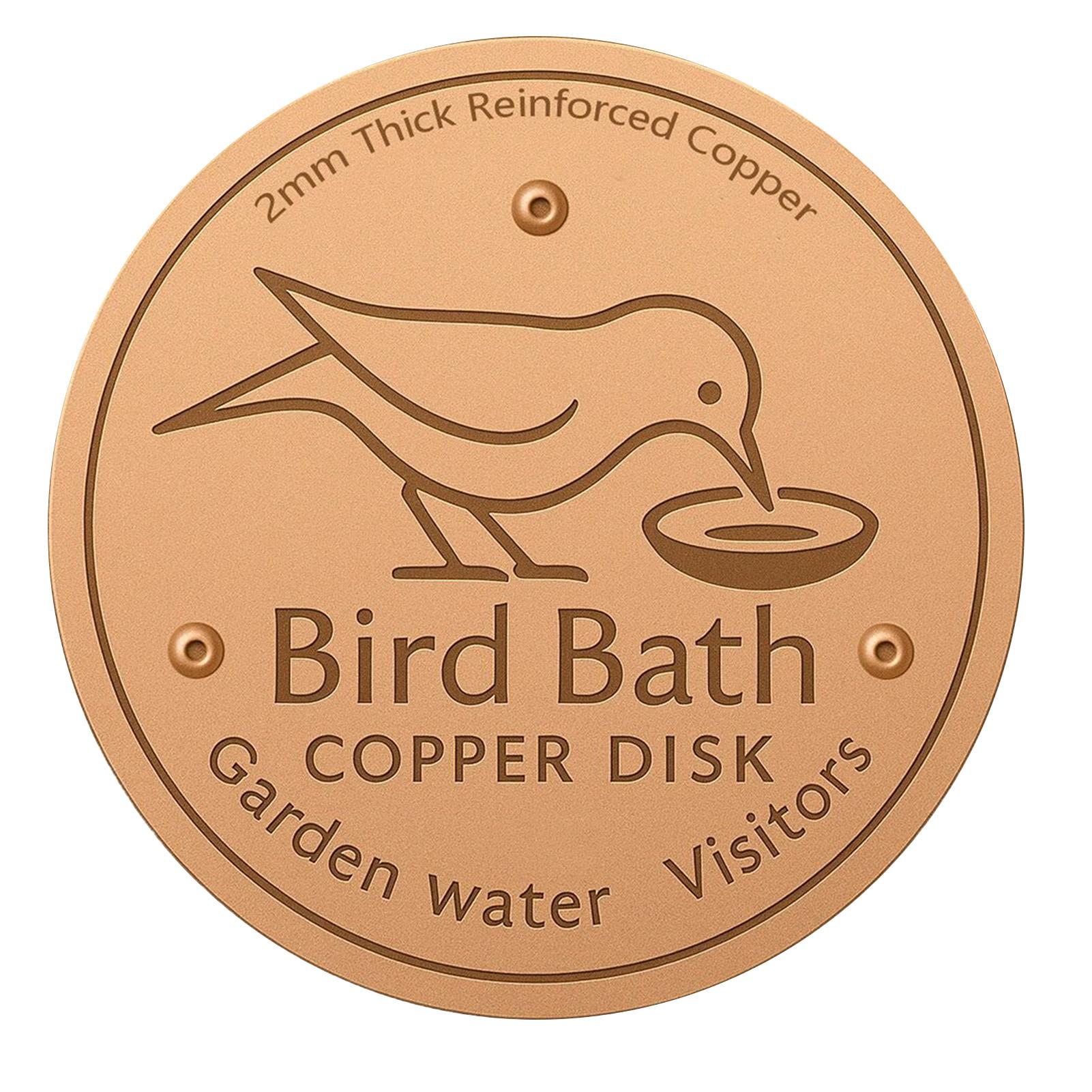 Natural Birds Bath Water Treatments Natural Algae Prevention With Pure Copper Garden Pollinator Station